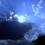 Sky with sun and clouds