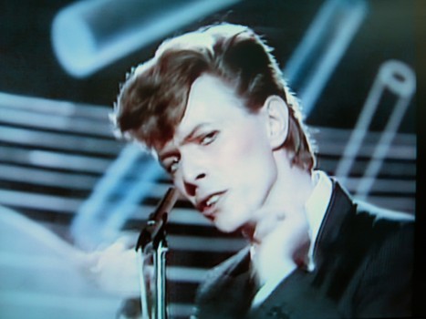 Because too much Bowie is never enough: A still from 'Boys Keep Swinging.'
