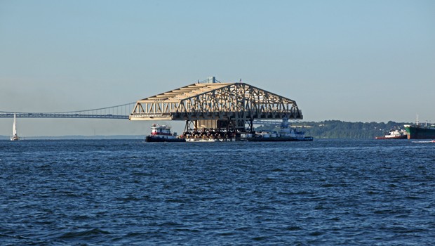 First spotting near the Verrazano-Narrows Bridge