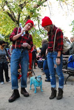 The Paul Bunyans also had a little blue sidekick.