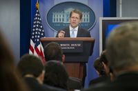 White House Press Secretary Jay Carney announces President Obama's decision to not release photos of Al Qaida leader Osama bin Laden.