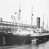The Carpathia docked at Pier 59 to let off passengers it rescued from the Titanic in April 1912.