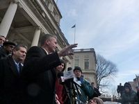 Steve Cassidy, president of the Uniformed Firefighters Association, says the mayor is 