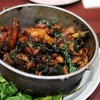 Three Cup Chicken at Ku-Shiang,  a Taiwanese restaurant in Flushing.