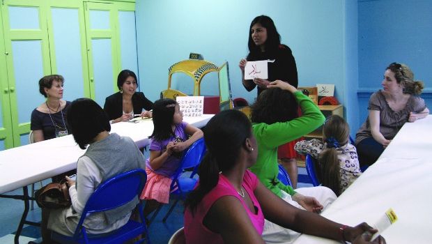 A festival celebrating Islamic culture at the Children's Museum of Manhattan.