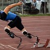 legless man running