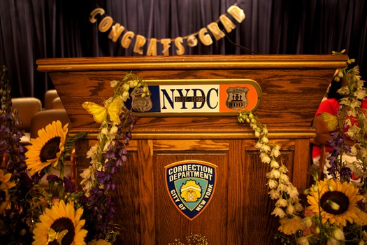 The 2011 East River Academy high school graduation at Rikers Island Correctional Facility.