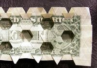 folded dollar holes