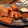 A cut up South Indian Dosa at Dosa Delight in Jackson Heights, Queens.