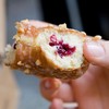 A peanut butter and jelly doughnut from Doughnut Plant