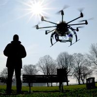 Octocopter drone