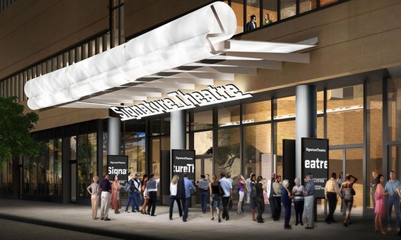 Rendering of the Pershing Square Signature Center on West 42nd St.
