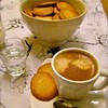 An espresso with madeleines