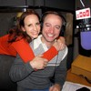 Faith and Mario in the studio.