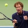 Actor Will Ferrell plays tennis during Arthur Ashe Kid's Day at the 2009 U.S. Open at the Billie Jean King National Tennis Center.
