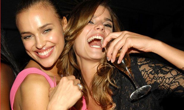 From left, Irina Shaykhlislamova and Yesica Toscanini at Sports Illustrated Swimsuit Issue Party in 2007. 