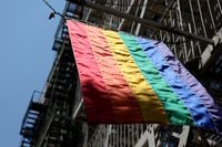 Gay pride flag