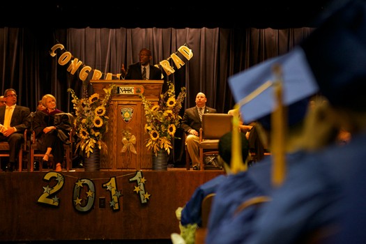 Commencement speaker Geoffrey Canada, founder of the Harlem Children's Zone.