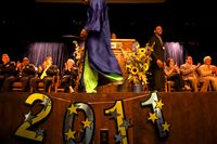 The 2011 East River Academy high school graduation at Rikers Island Correctional Facility.