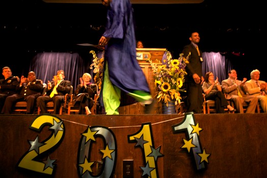 The 2011 East River Academy high school graduation at Rikers Island Correctional Facility.
