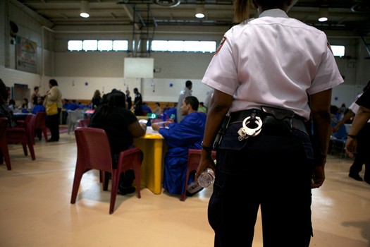 The 2011 East River Academy high school graduation at Rikers Island Correctional Facility.