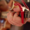 A Trampled by Turtles mandolin capo in the Soundcheck studio