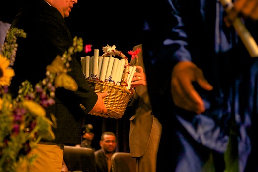 The 2011 East River Academy high school graduation at Rikers Island Correctional Facility.