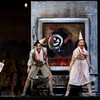 Kate Lindsey as Hansel, Robert Brubaker (in the oven) as The Witch, and Alekandra Kurzak as Gretel in 'Hansel and Gretel'