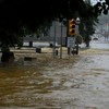 Hightstown, NJ under water.