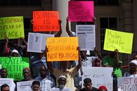 Leaders from Islamic community gather at City Hall on Sept. 2, 2010