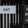 A man leaves the Bank of Ireland in Dublin, on November 15, 2010. Ireland admitted Monday it is in contact with 'international colleagues' over its debt crisis but denied seeking a bailout.