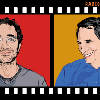 Jad Abumrad and Robert Krulwich at the movies - filmstrip