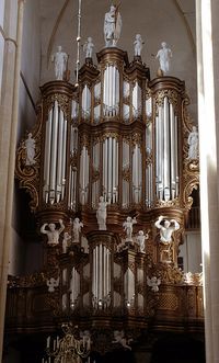 1743 Hinsz organ at Bovenkerk, Kampen, The Netherlands