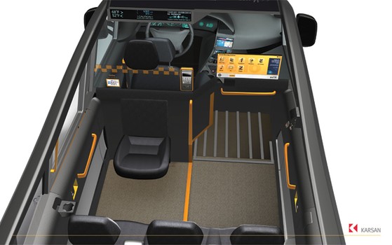 The Turkish company Karsan's design for the next New York City taxi