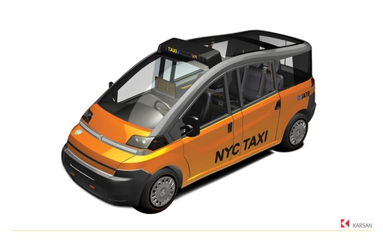 The Turkish company Karsan's design for the next New York City taxi
