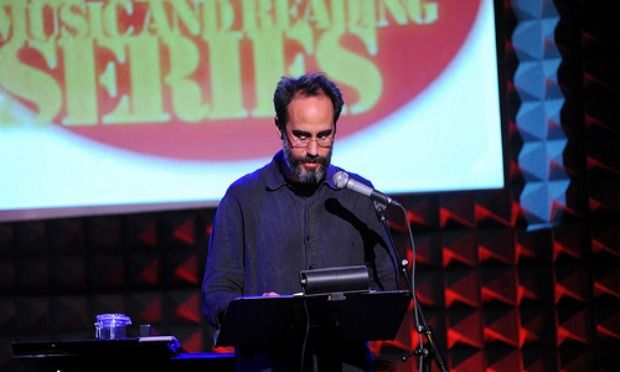 Paul La Farge reading from his new novel “Luminous Airplanes” at Joe's Pub.
