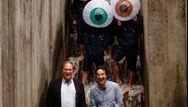 Jad and Robert in Portland with Pilobolus dancers