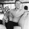Les Baxter and his poodle