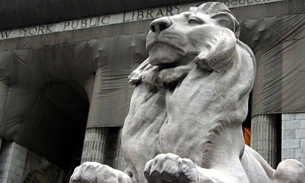 The main branch of the New York Public Library.