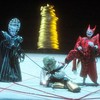 Das Rheingold at LA Opera: Vitalij Kowaljow (Wotan), Gordon Hawkins (Alberich), and Arnold Bezuyen (Loge)