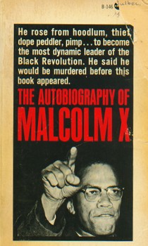 'The Autobiography of Malcolm X,' first edition paperback
