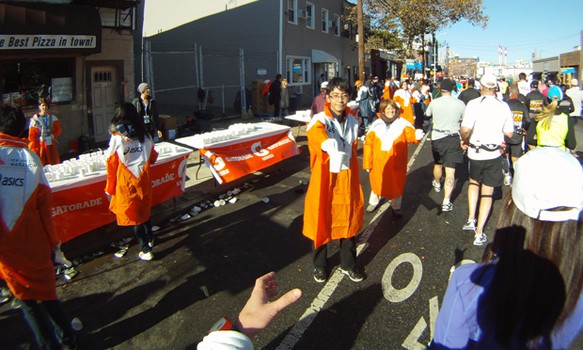running the 2010 NYC Marathon