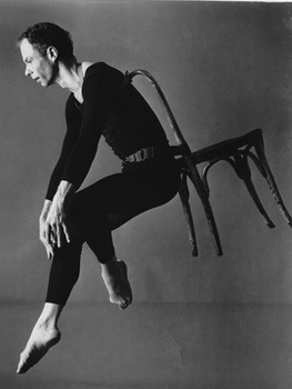 Merce Cunningham in his 'Antic Meet,' which the company performed in 1958.