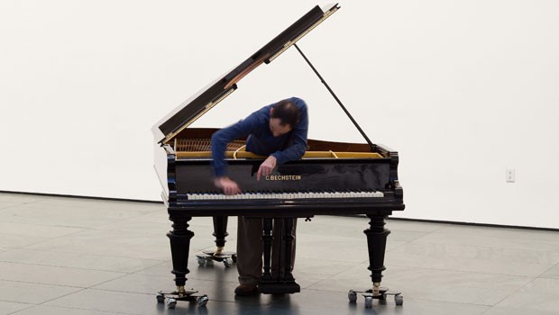 The baby grand is missing two octaves.