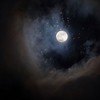 Moon and stars