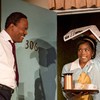 Samuel L. Jackson plays Dr. Martin Luther King, Jr. and Angela Bassett plays the Lorraine Motel maid Camae in the new play 'The Mountaintop' by Katori Hall.