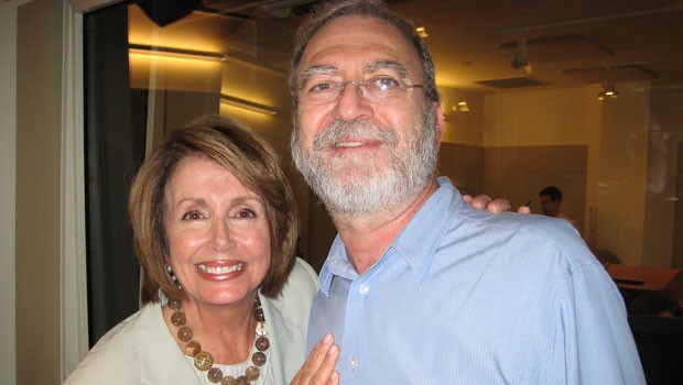 Nancy Pelosi and Leonard Lopate (2008)