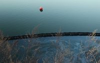 Oil boon on Newtown Creek 