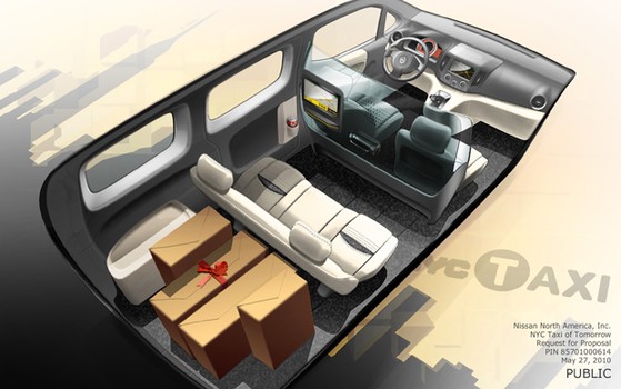 Nissan's design for the next New York City taxi