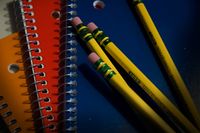 Notebooks and Pencils